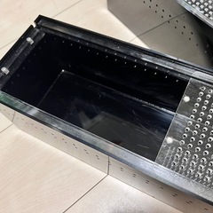 アクリルケース(ブラック)爬虫類や両生類等の飼育に！の画像