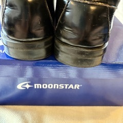 👞【MOONSTAR ローファー】ブラック／24.0cm✨雨の日用におすすめ◎の画像