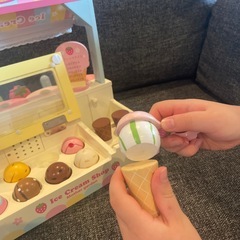 ★クリスマスセール！〜25日まで！mother garden 木のおもちゃ　 香るアイスショップの画像