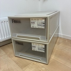 取引中✨衣装ケース浅型2個セット  