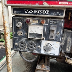 【ジャンク】ヤンマー ディーゼル発電機 60Hzの画像