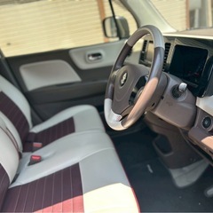 新着‼️26年式！車検1年半以上残りあり💐すぐに乗って帰れます。オシャレなシートカバー付 スズキ MRワゴン🚘✨ナビ、ETC、プッシュスタート付き🫶🏻の画像