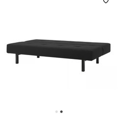 IKEA BALKARP ソファベッド, クニーサ ブラックの画像