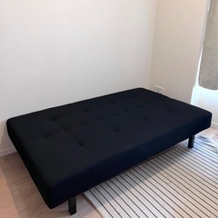 IKEA BALKARP ソファベッド, クニーサ ブラックの画像