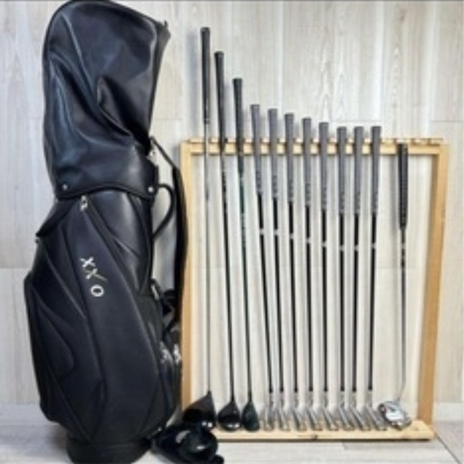 ゴルフフルセット、ゼクシオ、クラブ、バッグつき