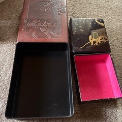 昭和レトロ　アンティーク　小物入れの画像