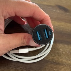 iPhone車用充電器✴︎ANKERの画像