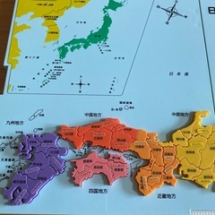 くもんの日本地図パズルの画像