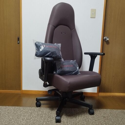 【極美品】noblechairs ICON JAVA EDITION ノーブルチェアーズ アイコン ジャワエディション ゲーミングチェア