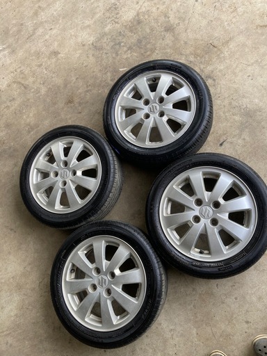 バリ溝 エンケイ　14インチ　スズキ純正ホイール