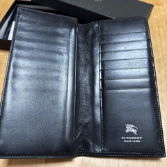 バーバリー長財布　Burberry black labelの画像