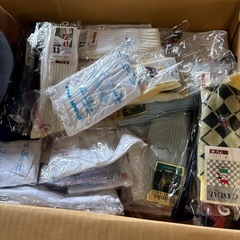 靴下下着帽子複数点の画像