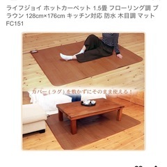 ホットカーペットの画像