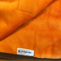  新品　ル・クルーゼ　ブランケット　オレンジの画像