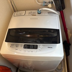 洗濯機　山善の画像
