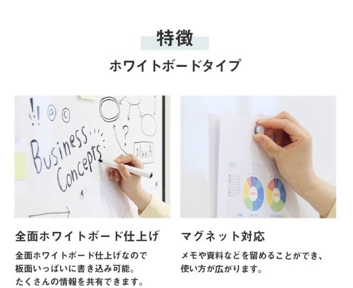 パーテーション 折りたたみ ホワイトボード
