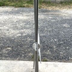 【B254】物干スタンド/ステンレス製/折りたたみ式/洗濯物干/中古/現状品の画像