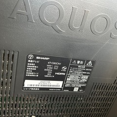 【ジャンク】SHARP 60インチ　液晶テレビ　2020製の画像