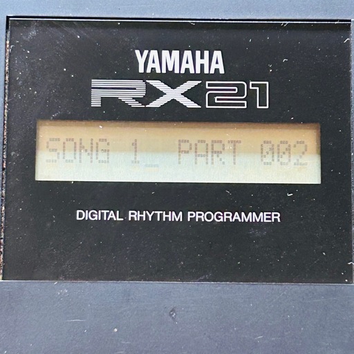 YAMAHA RX21 ドラムマシン 1985年頃購入 動作確認済み デジタルリズムプログラマー ビンテージ