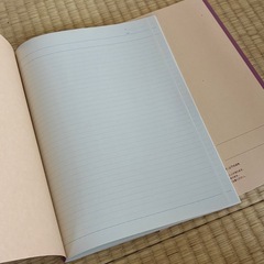 未使用ノート　A4サイズ エコ再生紙の画像