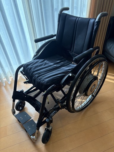 ヤマハ 車椅子電動アシスト化ユニット JWX-2 を装着した「OX社製 GW-E