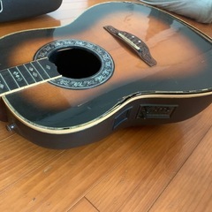 ジャンク品オベーションエレアコケース付きの画像