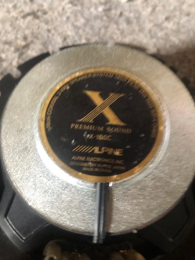 アルパイン、ケンウッドスピーカーセット