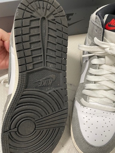 Nike Air Jordan 1 Black and Smoke