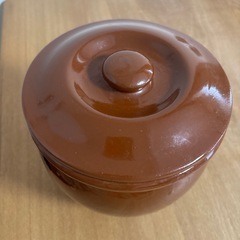 昭和レトロ★常滑焼 (？)丸壺蓋付 の画像