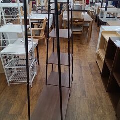 ★リユースのサカイ水戸店★ハンガーラックブラウンH150×D38.5×W101クリーニング済みMT5540の画像