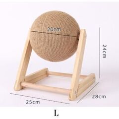 猫用　ボール型おもちゃ　爪研ぎ　ストレス解消の画像