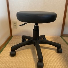 [美品]ナカバヤシ　ラウンドOAチェア　ブラックの画像
