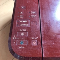 【ジャンク】プリンタースキャナーCanon PIXUS MG3630（レッド）の画像