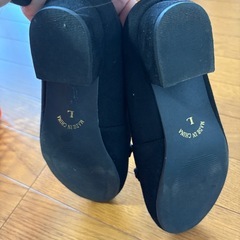 a.v.v. モカシン ローファー ビット金具 スエード調 ブラックの画像
