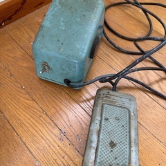 アンティーク　歯医者で歯を削る機械の画像