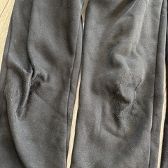 黒レギンス3枚とデニムショートパンツセット120㎝の画像