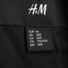 カジュアル　メンズジャケット　H＆M 　黒の画像