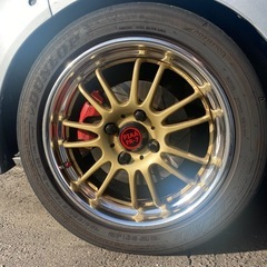 PIAA FR-7 15インチ 5J+42 pcd100 軽量深リム　4本の画像