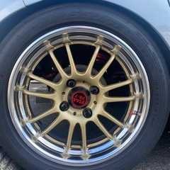 PIAA FR-7 15インチ 5J+42 pcd100 軽量深リム　4本の画像