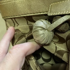 coachショルダーバッグの画像