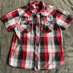 Dickies チェックシャツ　14歳〜16歳　XLの画像
