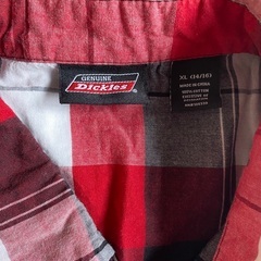 Dickies チェックシャツ　14歳〜16歳　XLの画像