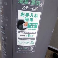 象印 加湿器 4.0L グレー EE-DC50-HA スチーム式加湿器の画像