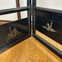 漆塗り/衣紋掛け/衣桁/着物掛け/の画像