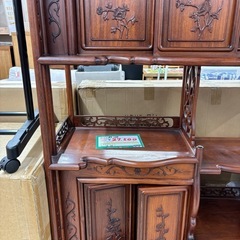 ★1002『お洒落な古家具飾り棚あります！』飾り棚　リサイクルマート鹿児島宇宿店の画像