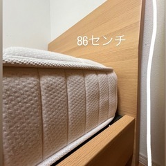 値下げしました。シングルベッド木枠の画像