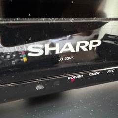【完売】SHARP シャープ　テレビ　LC-32V5 テレビ台セット　ゲーム機付きの画像