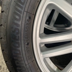 155/65R14ダイハツ純正夏タイヤホイールセットの画像