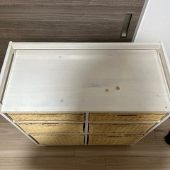 ラタンチェストの画像