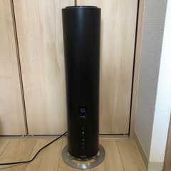 超音波式加湿器 Wi-Fi 5L 大容量 ブラック タワー型 スタンド式 タワー型加湿器 タワー加湿器 加湿器スリム 超音波加湿器 縦長加湿器 縦型加湿器 アプリ duux デュクス Beam ビーム DXHU10JP 加湿器 加湿機  タワー型超音波式加湿器の画像